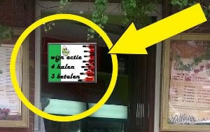 Bewakingscamera monitor als reclame monitor Bewakingscamera monitor als reclame monitor