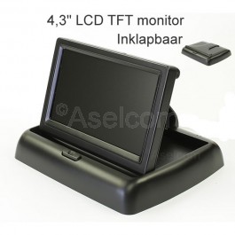 Kleine inklapbare monitor 4.3"