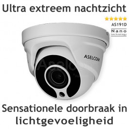 Ultra Extreem lichtgevoelige bewakingscamera AS191D