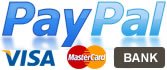 Betalen via PayPal of creditcard