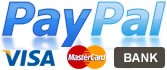 U kunt ons betalen met creditcard of PayPal Betalen via PayPal of creditcard