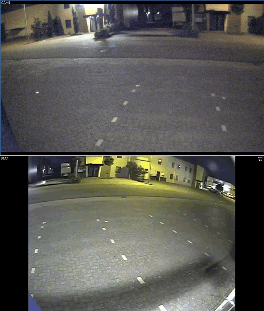 Realtime dag en nacht opname van X-GEN Full-HD dome camera