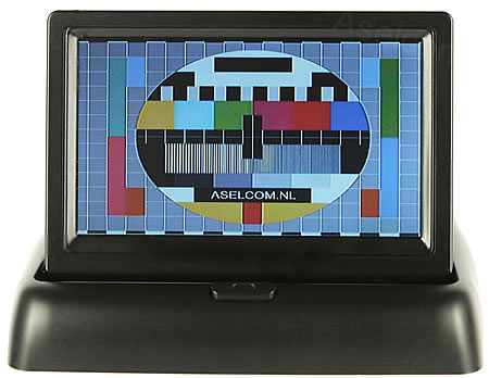 4.3" LCD tft  kleine monitor testbeeld